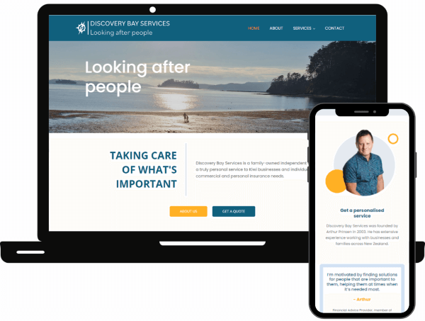 Discovery Bay Insurance in Auckland Website